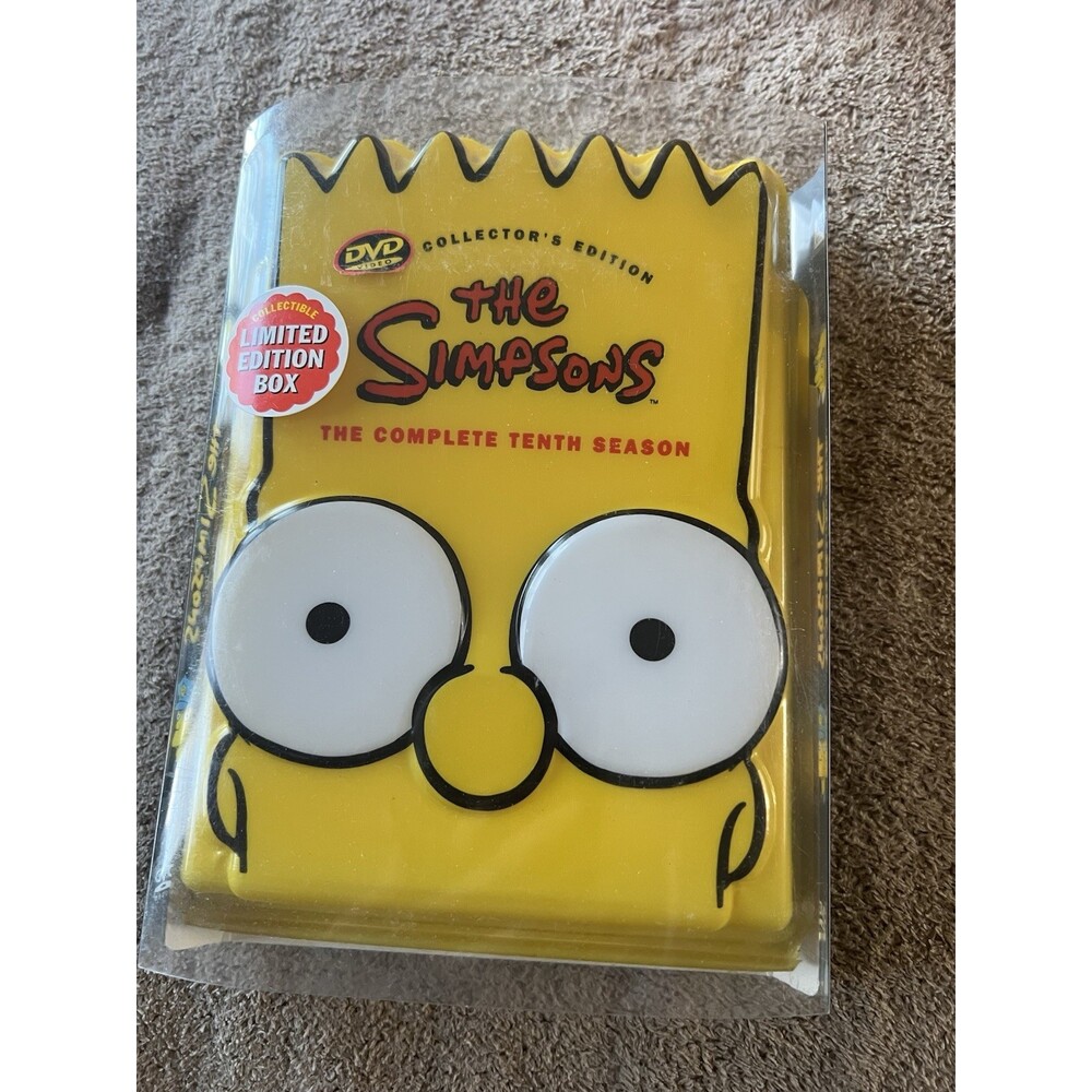 The Simpsons Complete Tenth Season DVD Bart Head Case